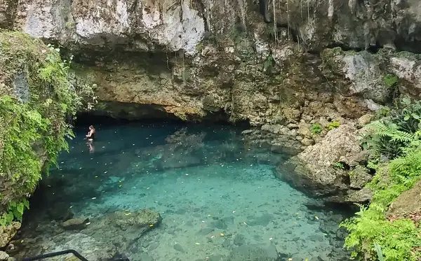 Lago Azul in Cabrera Secret Blue Lagoon